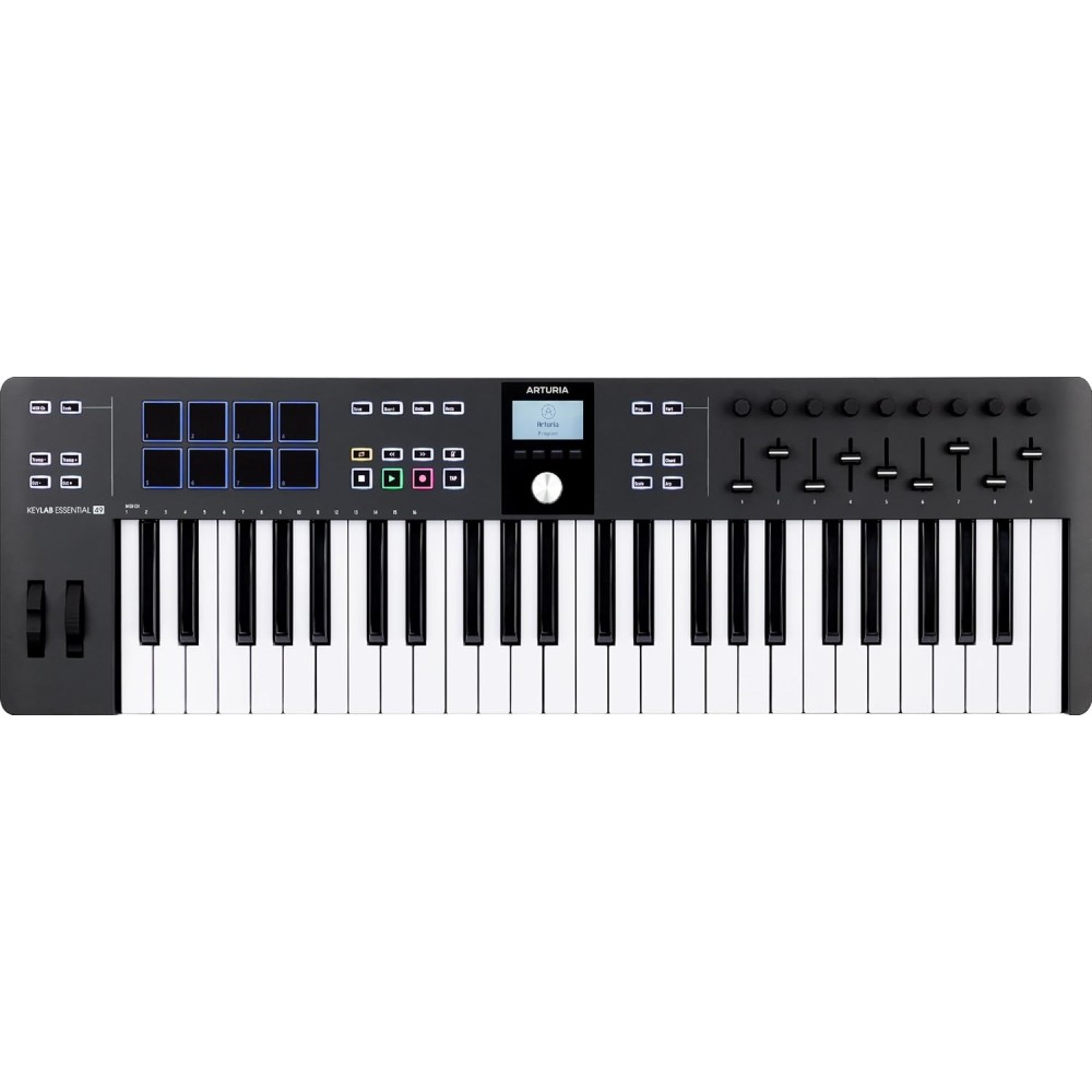 ARTURIA KeyLab Essential Mk3 49 Black - TASTIERA MIDI / USB 49 TASTI NERA