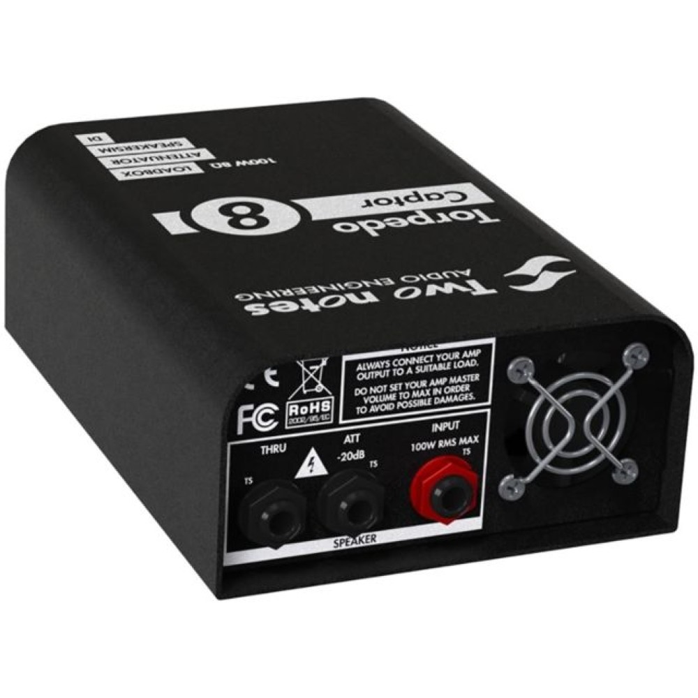 TWO NOTES Torpedo Captor 8 - ATTENUATORE DI POTENZA REATTIVO E DIRECT BOX 8 OHM